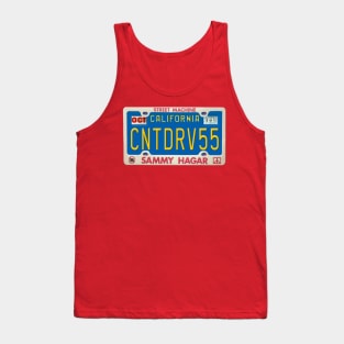 Sammy Hagar - I Can't Drive 55 License Plate Tank Top